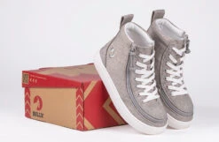 Grey Jersey BILLY Classic Lace Highs -Shoes Promotion Store BK17007 050 v2 on box 2 940x614 c8f5ded1 a952 434b 8c47 998143c64f76