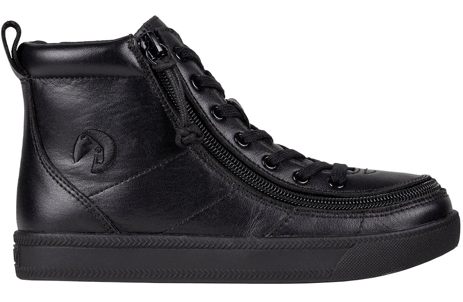 Black To The Floor Leather BILLY Classic Lace Highs 4 Black To The Floor Leather BILLY Classic Lace Highs - Image 2