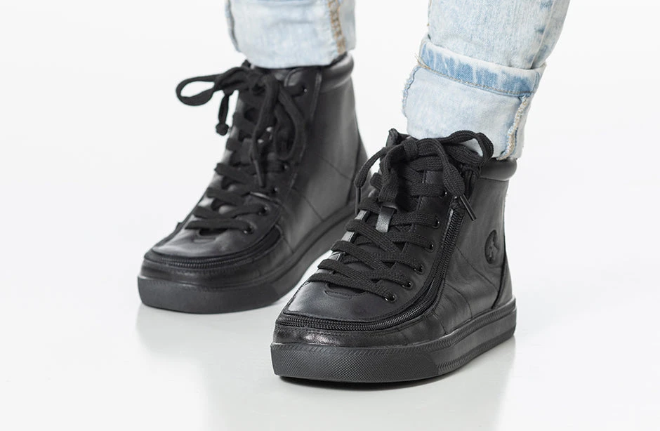 Black To The Floor Leather BILLY Classic Lace Highs 9 Black To The Floor Leather BILLY Classic Lace Highs - Image 7