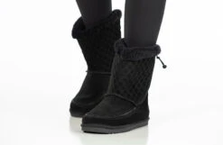 FINAL SALE - Black BILLY Cozy Quilt Lux Boots -Shoes Promotion Store BK21326 001 studio standing 2 940x614 553e2d82 8214 442d 9307 bcac356cb837
