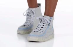 FINAL SALE - Grey/Blue Speckle BILLY Classic Lace High Tops -Shoes Promotion Store BK22100 020 studio standing 2 940x614 1a06ad44 eac0 45cb 9fab e179630b0f2f
