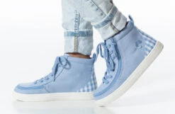 FINAL SALE - Blue Gingham BILLY Classic Lace High Tops 20 FINAL SALE - Blue Gingham BILLY Classic Lace High Tops -Shoes Promotion Store BK22100 450 studio standing 1 940x614 03dcb56d 520b 4213 82ce c726ed21b04e