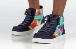 Navy Tie Dye BILLY Street High Tops -Shoes Promotion Store BK22110 410 studio standing 2 940x614 3fd7c446 52e0 43c2 9604 40034bfd115d
