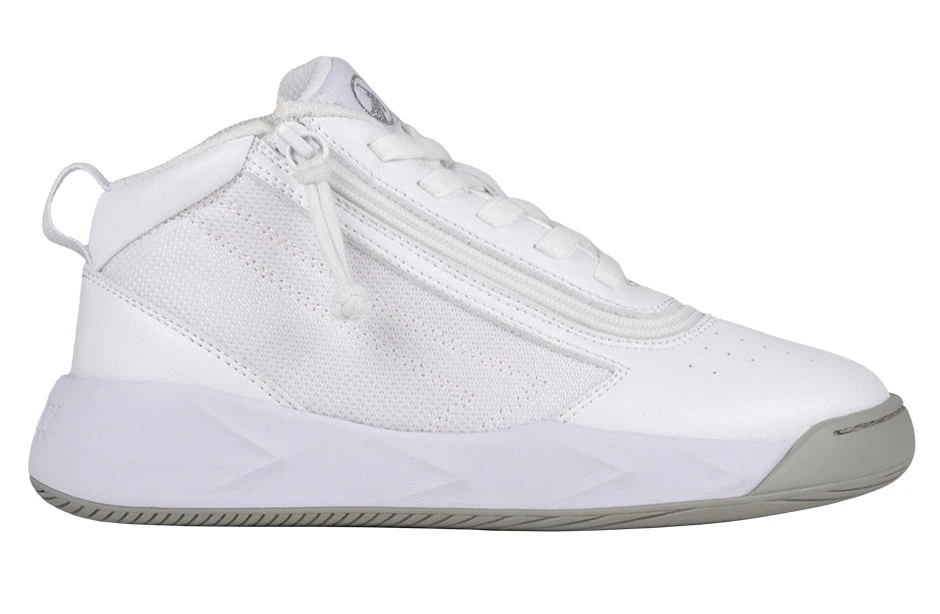 FINAL SALE - White BILLY Sport Hoop Athletic Sneakers 4 FINAL SALE - White BILLY Sport Hoop Athletic Sneakers - Image 2