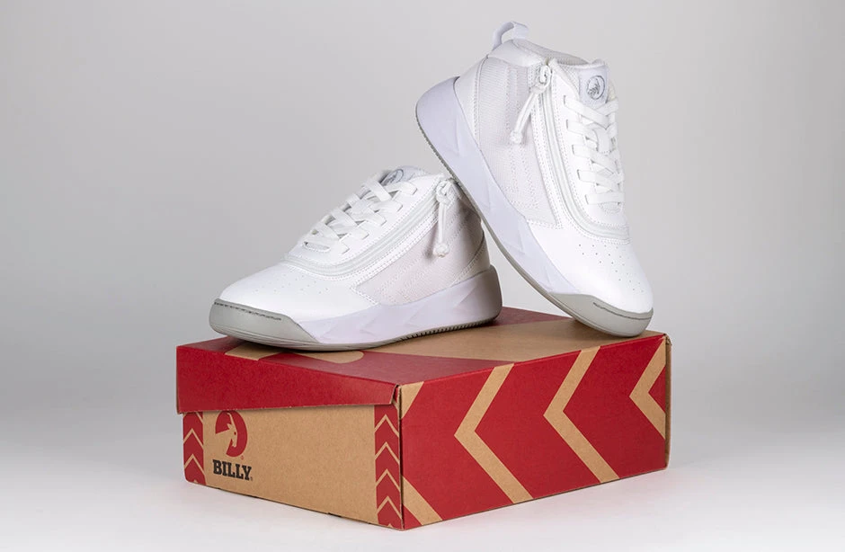 FINAL SALE - White BILLY Sport Hoop Athletic Sneakers 10 FINAL SALE - White BILLY Sport Hoop Athletic Sneakers - Image 8