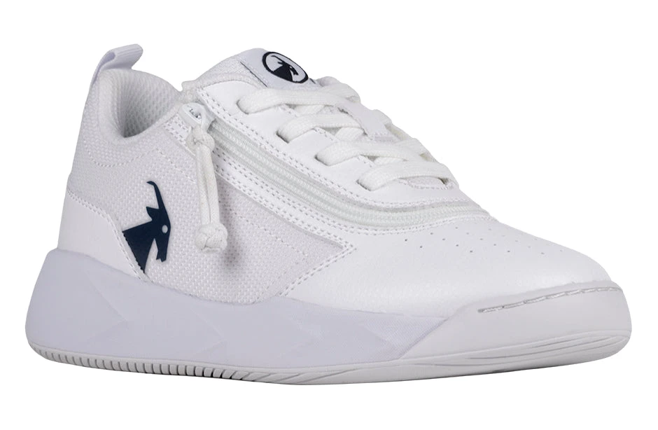 FINAL SALE - White/Navy BILLY Sport Court Athletic Sneakers 3 FINAL SALE - White/Navy BILLY Sport Court Athletic Sneakers