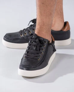 FINAL SALE - Men's Black BILLY Low Sneakers -Shoes Promotion Store BM20003 001 Studio2 704x880 1