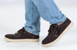 FINAL SALE - Men's Dark Brown/White Stitch BILLY Sneaker Low Tops -Shoes Promotion Store BM22128 201 studio standing 1 940x614 15e8f664 ff78 4af8 880a 2755b2b1c5f9