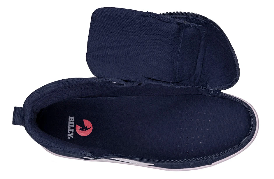 Men's Navy/White BILLY CS Sneaker High Tops 7 Men's Navy/White BILLY CS Sneaker High Tops - Image 5