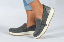 FINAL SALE - Women's Charcoal BILLY Comfort Mocs -Shoes Promotion Store BW21118 021 studio standing 1 940x614 fadafb9a 2661 42e5 8eb2 f338a8868be2