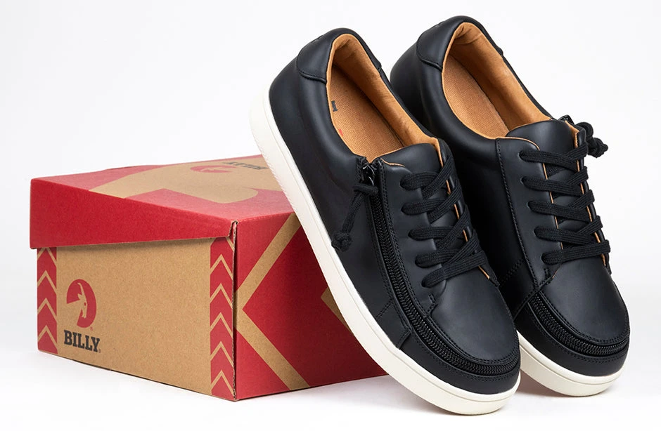 FINAL SALE - Women's Black BILLY Sneaker Low Tops 11 FINAL SALE - Women's Black BILLY Sneaker Low Tops - Image 9