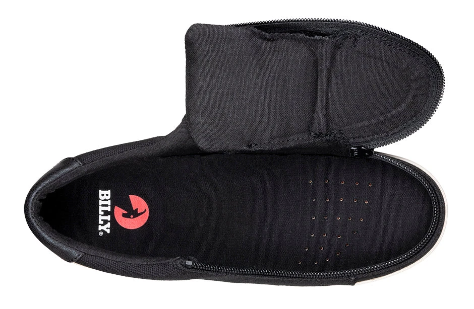 FINAL SALE - Women's Black Canvas BILLY Sneaker Low Tops 6 FINAL SALE - Women's Black Canvas BILLY Sneaker Low Tops - Image 4