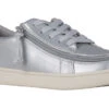 FINAL SALE - Women's Silver Grey Metallic BILLY Sneaker Low Tops -Shoes Promotion Store BW22128 050 45 lateral 940x614 e84551e6 aeeb 48e0 9bd6 a4ff976b6c76