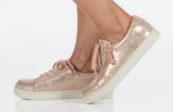 FINAL SALE - Women's Rose Gold BILLY Sneakers -Shoes Promotion Store BW22128 680 studio standing 1 940x614 833c42c2 3f44 4594 9c30 d067f971f69d