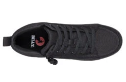 FINAL SALE - Women's Black To The Floor BILLY Sneaker Lace Mid Tops -Shoes Promotion Store BW22135 003 top 940x614 3a14e6f4 9e56 4a3b 958e 31e4c61574e1