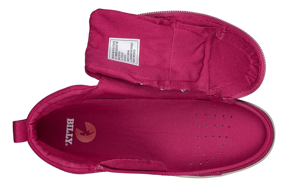 FINAL SALE - Women's Orchid Flower BILLY Sneaker Lace Mid Tops 6 FINAL SALE - Women's Orchid Flower BILLY Sneaker Lace Mid Tops - Image 4