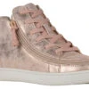 FINAL SALE - Women's Rose Gold BILLY Sneaker Lace Mid Tops -Shoes Promotion Store BW22135 680 45 lateral 940x614 f946a8a2 73de 43e7 b863 82a7ddbead83