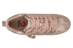 FINAL SALE - Women's Rose Gold BILLY Sneaker Lace Mid Tops -Shoes Promotion Store BW22135 680 top 940x614 4c0b1998 9988 444a 8fbb 305e31d51b3b