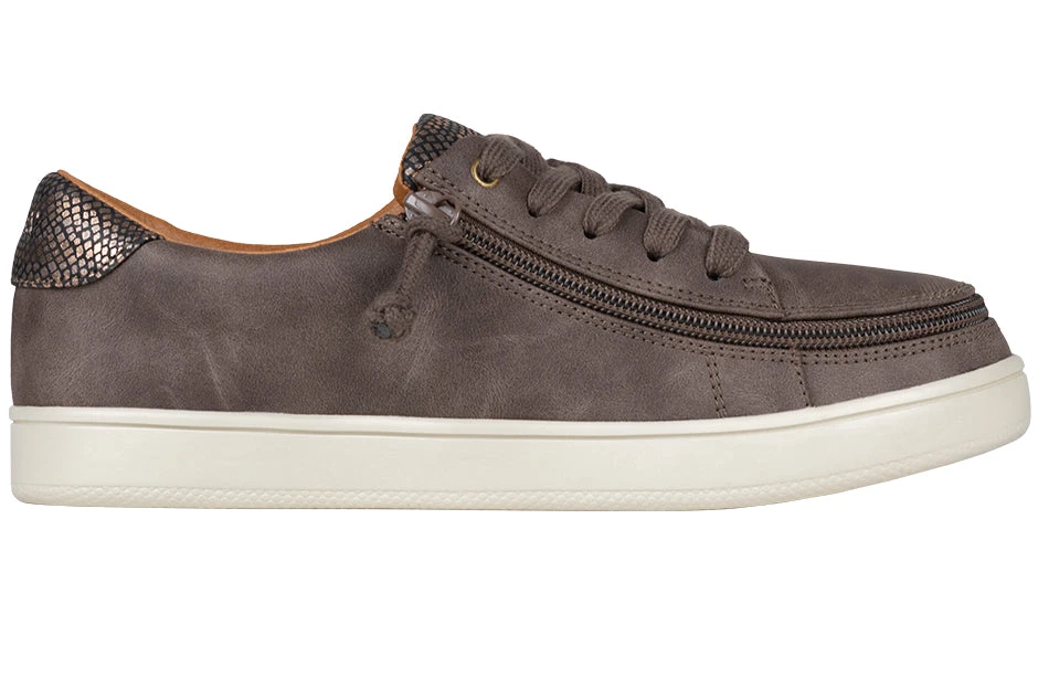 FINAL SALE - Women's Espresso BILLY Sneaker Low Tops 4 FINAL SALE - Women's Espresso BILLY Sneaker Low Tops - Image 2