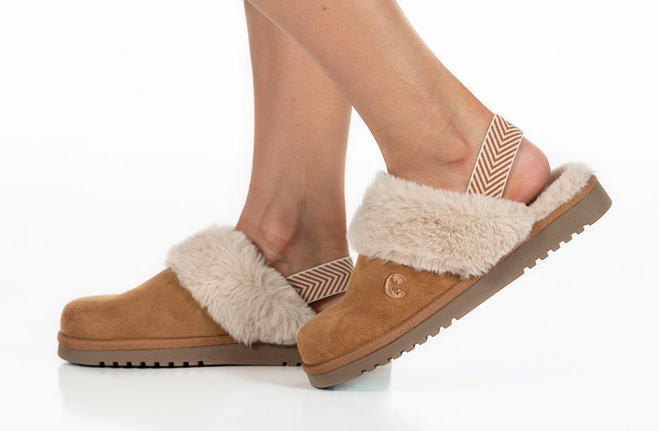 Women's Chestnut BILLY Cozy Sling Scuff 11 Women's Chestnut BILLY Cozy Sling Scuff - Image 9