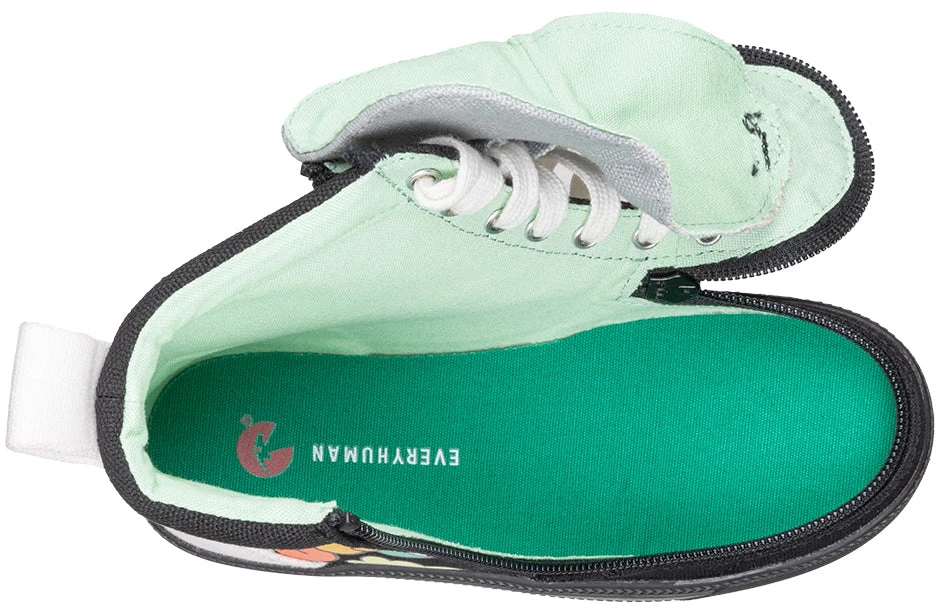 UNI Love Black Multi BILLY Classic Lace High Tops 7 UNI Love Black Multi BILLY Classic Lace High Tops - Image 5