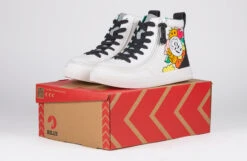 UNI Love White Multi BILLY Classic Lace High Tops -Shoes Promotion Store bk22100 199 on box 1 940x614 52663903306 o