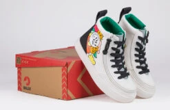 UNI Love White Multi BILLY Classic Lace High Tops -Shoes Promotion Store bk22100 199 on box 2 940x614 52664340440 o