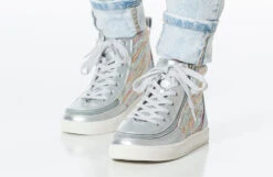 Silver Rainbow BILLY Classic Lace High Tops -Shoes Promotion Store bk23100 041 studio standing 2 940x614 52633975680 o