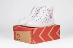 Rainbow Polka BILLY Classic Lace High Tops -Shoes Promotion Store bk23100 111 onbox 1 940x614 52489753825 o