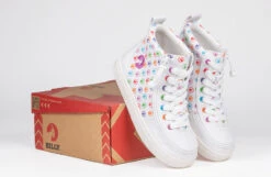 Rainbow Polka BILLY Classic Lace High Tops -Shoes Promotion Store bk23100 111 onbox 2 940x614 52488793737 o