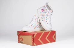 Rainbow Polka BILLY Classic Lace High Tops -Shoes Promotion Store bk23100 111 onbox 3 940x614 52489754140 o