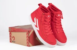 Men's Red/White BILLY CS Sneaker High Tops -Shoes Promotion Store bm23142 600 on box 2 940x614 52454094319 o
