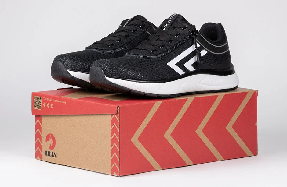 Women's Black/White BILLY Sport Inclusion Too Athletic Sneakers 9 Women's Black/White BILLY Sport Inclusion Too Athletic Sneakers - Image 7